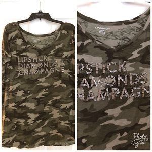Lane Bryant 22/24 CAMO T-Shirt